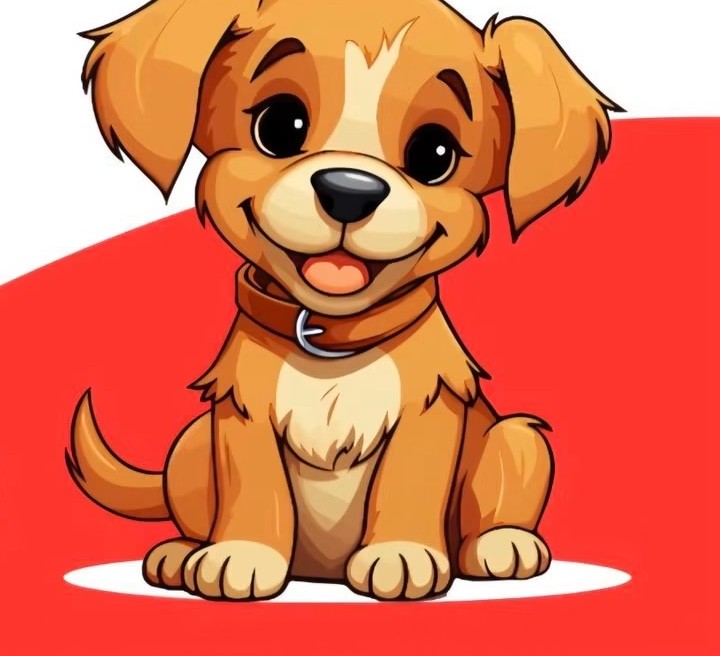 Deuces Poop Patrol mascot puppy